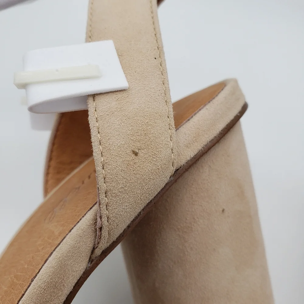 Madewell NIB Rosalie Size 10 in Sand Dune-Neutral-Suede Upper Capsule Wardobe